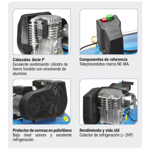 Compresor portátil de correas serie imco Imcoinsa